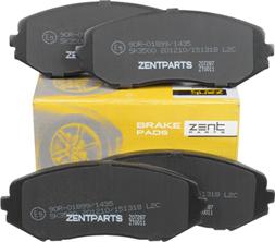 ZENTPARTS Z07287 - Kit de plaquettes de frein, frein à disque cwaw.fr