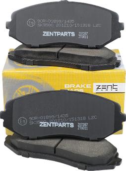 ZENTPARTS Z07287 - Kit de plaquettes de frein, frein à disque cwaw.fr