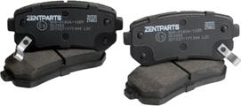 ZENTPARTS Z07231 - Kit de plaquettes de frein, frein à disque cwaw.fr