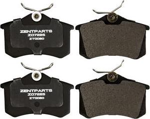 ZENTPARTS Z07225 - Kit de plaquettes de frein, frein à disque cwaw.fr