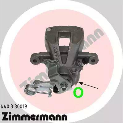 Zimmermann 440.3.30019 - Étrier de frein cwaw.fr