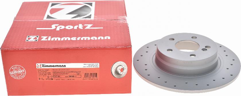 Zimmermann 400.3656.52 - Disque de frein cwaw.fr