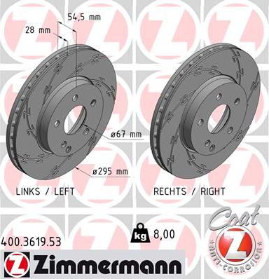 Zimmermann 400.3619.53 - Disque de frein cwaw.fr