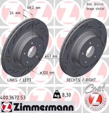 Zimmermann 400.3672.53 - Disque de frein cwaw.fr