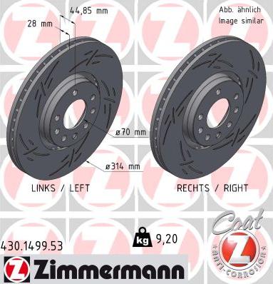 Zimmermann 430.1499.53 - Disque de frein cwaw.fr