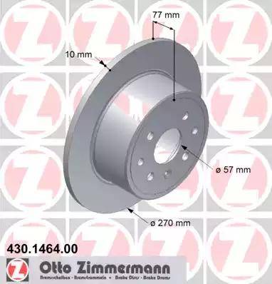 Zimmermann 430.1464.00 - Disque de frein cwaw.fr