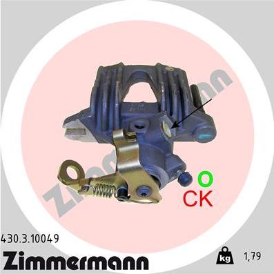 Zimmermann 430.3.10049 - Étrier de frein cwaw.fr