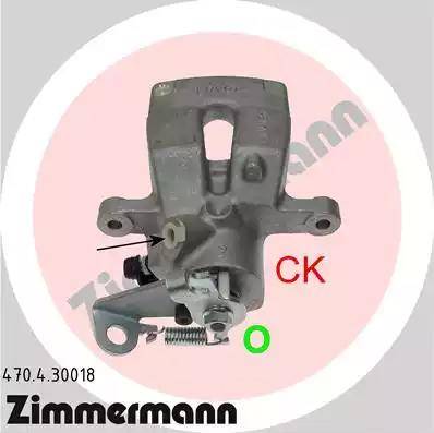 Zimmermann 470.4.30018 - Étrier de frein cwaw.fr