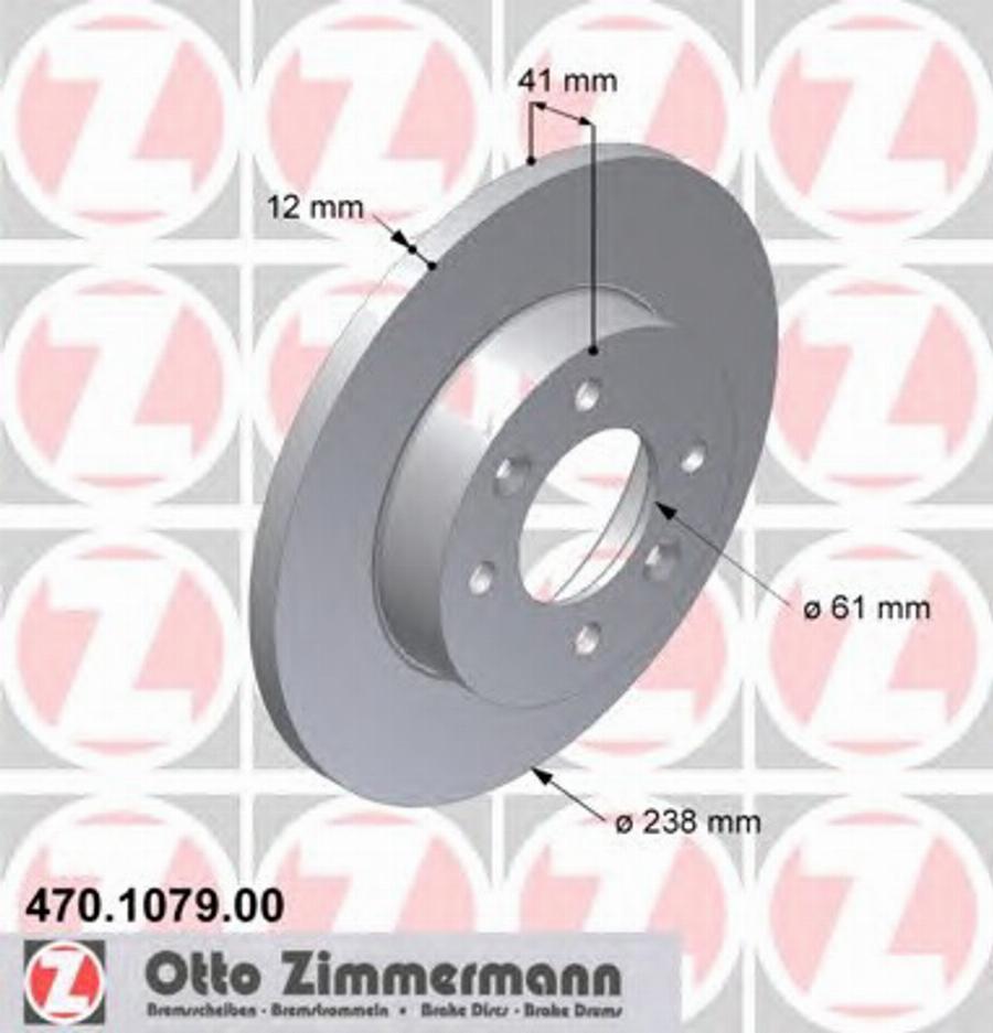 Zimmermann 470.1079.00 - Disque de frein cwaw.fr