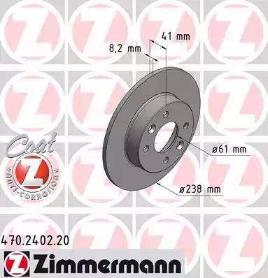 Zimmermann 470.2402.20 - Disque de frein cwaw.fr