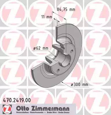 Zimmermann 470.2419.00 - Disque de frein cwaw.fr