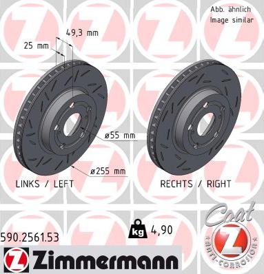 Zimmermann 590.2561.53 - Disque de frein cwaw.fr