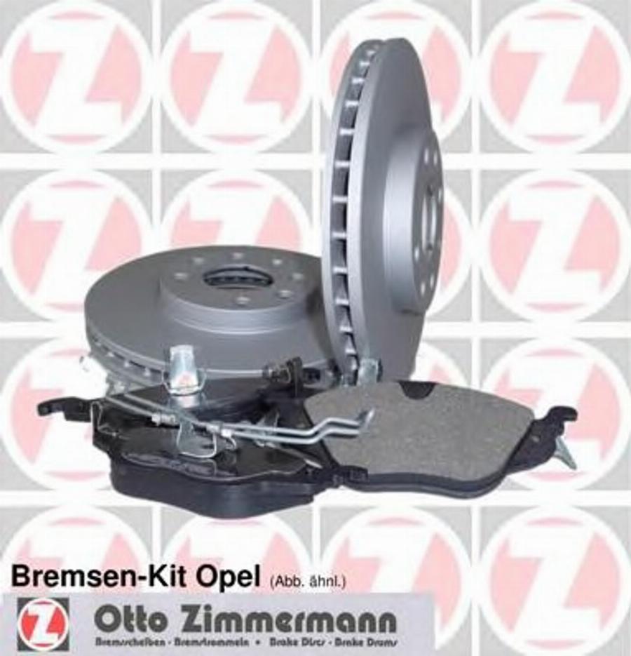 Zimmermann 640.4201.00 - Kit de freins, frein à disques cwaw.fr