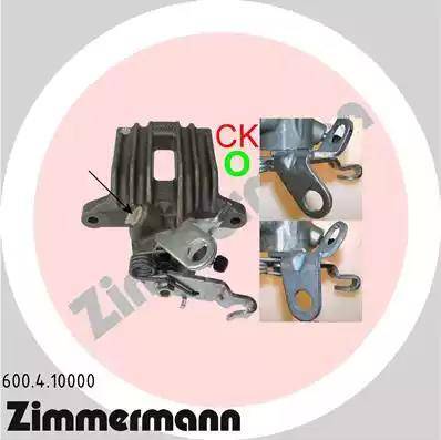 Zimmermann 600.4.10000 - Étrier de frein cwaw.fr