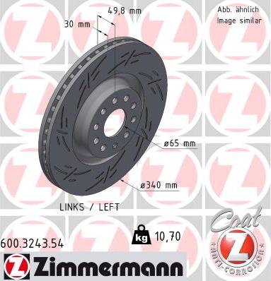 Zimmermann 600.3243.54 - Disque de frein cwaw.fr