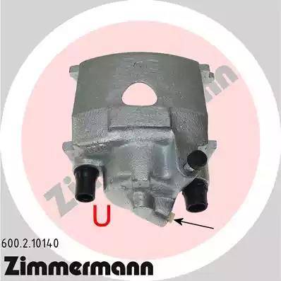 Zimmermann 600.2.10140 - Étrier de frein cwaw.fr