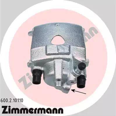 Zimmermann 600.2.10110 - Étrier de frein cwaw.fr