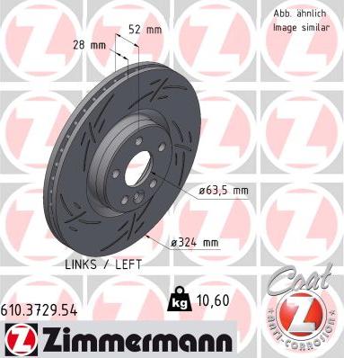 Zimmermann 610.3729.54 - Disque de frein cwaw.fr