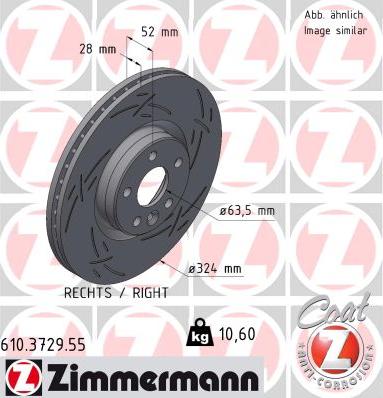 Zimmermann 610.3729.55 - Disque de frein cwaw.fr