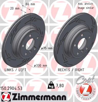 Zimmermann 150.2904.53 - Disque de frein cwaw.fr