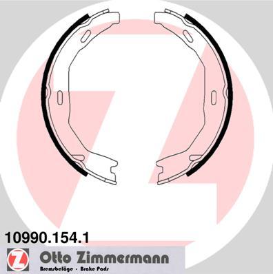 Zimmermann 10990.154.1 - Jeu de mâchoires de frein, frein de stationnement cwaw.fr