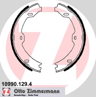 Zimmermann 10990.129.4 - Jeu de mâchoires de frein, frein de stationnement cwaw.fr