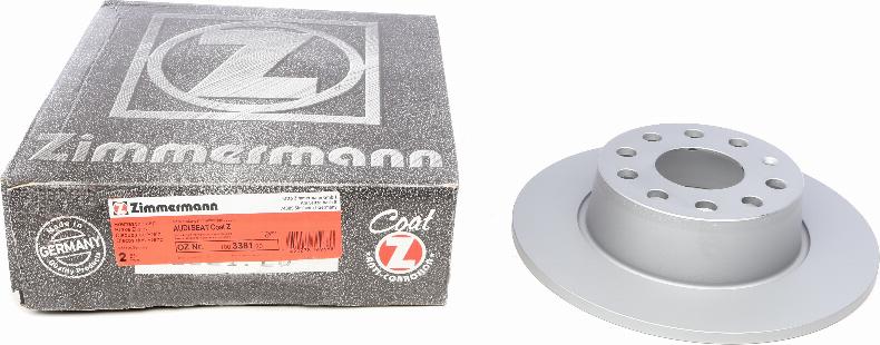 Zimmermann 100.3381.20 - Disque de frein cwaw.fr