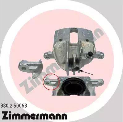 Zimmermann 380.2.50063 - Étrier de frein cwaw.fr