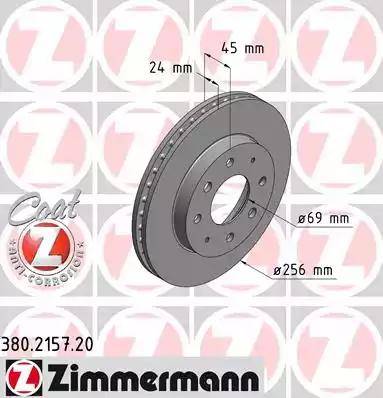 Zimmermann 380.2157.20 - Disque de frein cwaw.fr