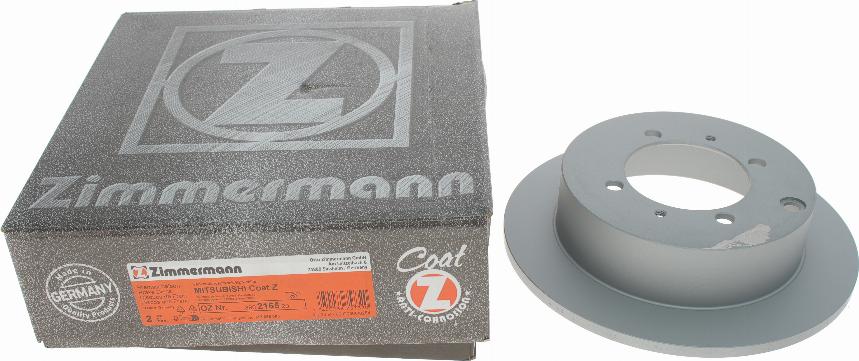 Zimmermann 380.2165.20 - Disque de frein cwaw.fr