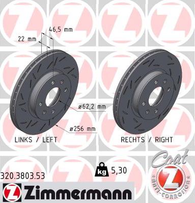 Zimmermann 320.3803.53 - Disque de frein cwaw.fr