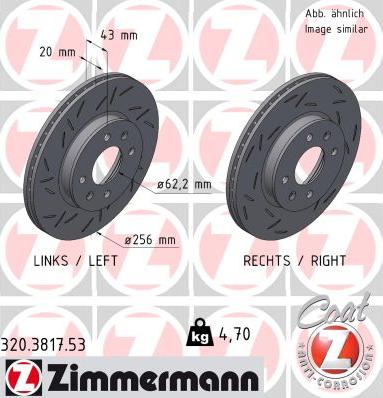 Zimmermann 320.3817.53 - Disque de frein cwaw.fr