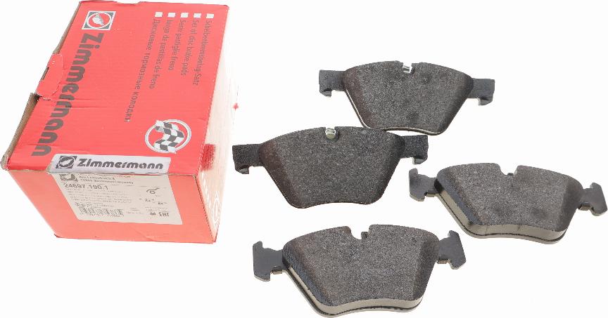 Zimmermann 24697.190.1 - Kit de plaquettes de frein, frein à disque cwaw.fr