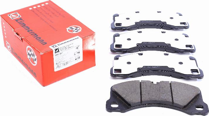 Zimmermann 25007.168.1 - Kit de plaquettes de frein, frein à disque cwaw.fr