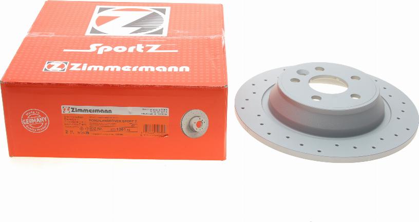 Zimmermann 250.1361.52 - Disque de frein cwaw.fr