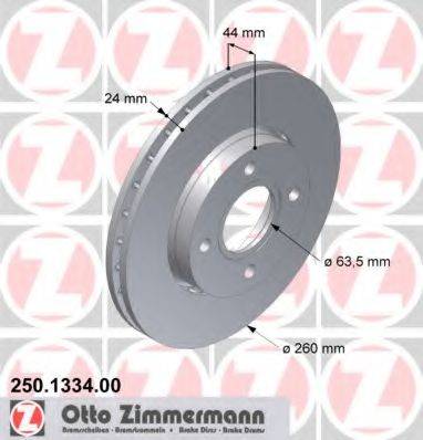 Zimmermann 250.1334.00 - Disque de frein cwaw.fr