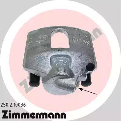 Zimmermann 250.2.10036 - Étrier de frein cwaw.fr