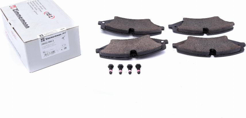 Zimmermann 25022.985.2 - Kit de plaquettes de frein, frein à disque cwaw.fr