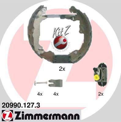 Zimmermann 20990.127.3 - Jeu de mâchoires de frein cwaw.fr