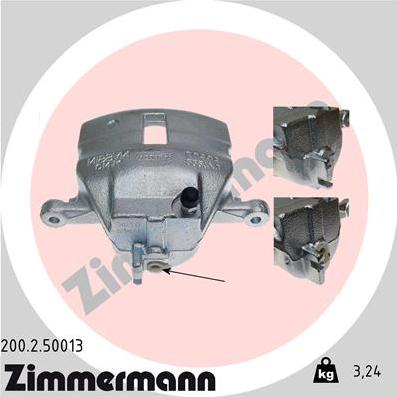 Zimmermann 200.2.50013 - Étrier de frein cwaw.fr