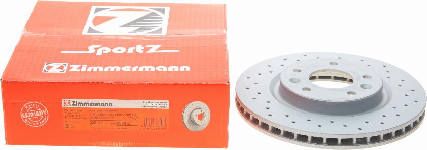 Zimmermann 200.2534.52 - Disque de frein cwaw.fr