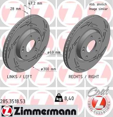 Zimmermann 285.3518.53 - Disque de frein cwaw.fr