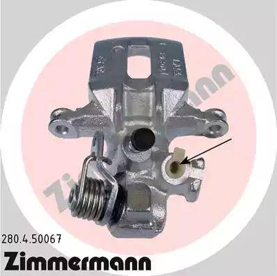 Zimmermann 280.4.50067 - Étrier de frein cwaw.fr