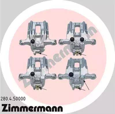 Zimmermann 280.4.50000 - Étrier de frein cwaw.fr