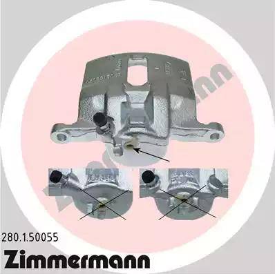 Zimmermann 280.1.50055 - Étrier de frein cwaw.fr