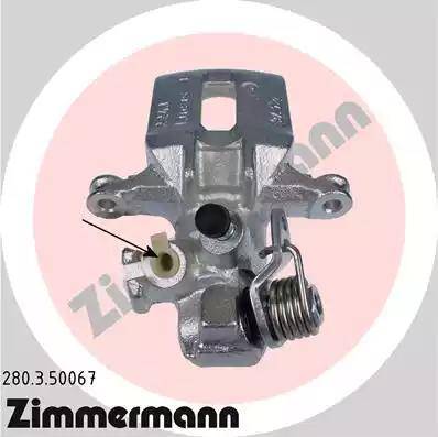 Zimmermann 280.3.50067 - Étrier de frein cwaw.fr