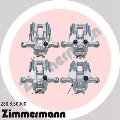 Zimmermann 280.3.50000 - Étrier de frein cwaw.fr