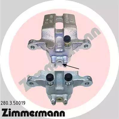 Zimmermann 280.3.50019 - Étrier de frein cwaw.fr