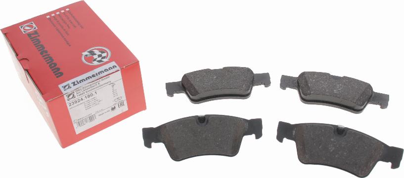 Zimmermann 23924.180.1 - Kit de plaquettes de frein, frein à disque cwaw.fr