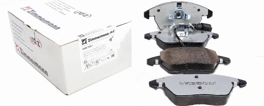 Zimmermann 23587.900.1 - Kit de plaquettes de frein, frein à disque cwaw.fr